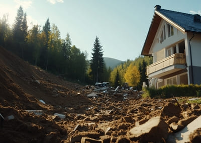 Talus instable et voisin inquiet